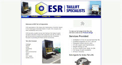 Desktop Screenshot of esrtailliftspecialists.ie